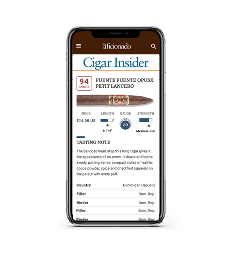 One year subscription of the Cigar Aficionado E-Newsletter